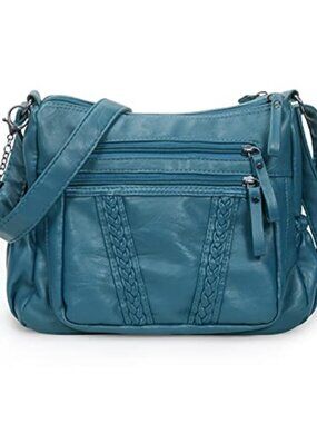 🆕 Crossbody Bag for Women with Tassel Ladies Soft PU leather Purses and